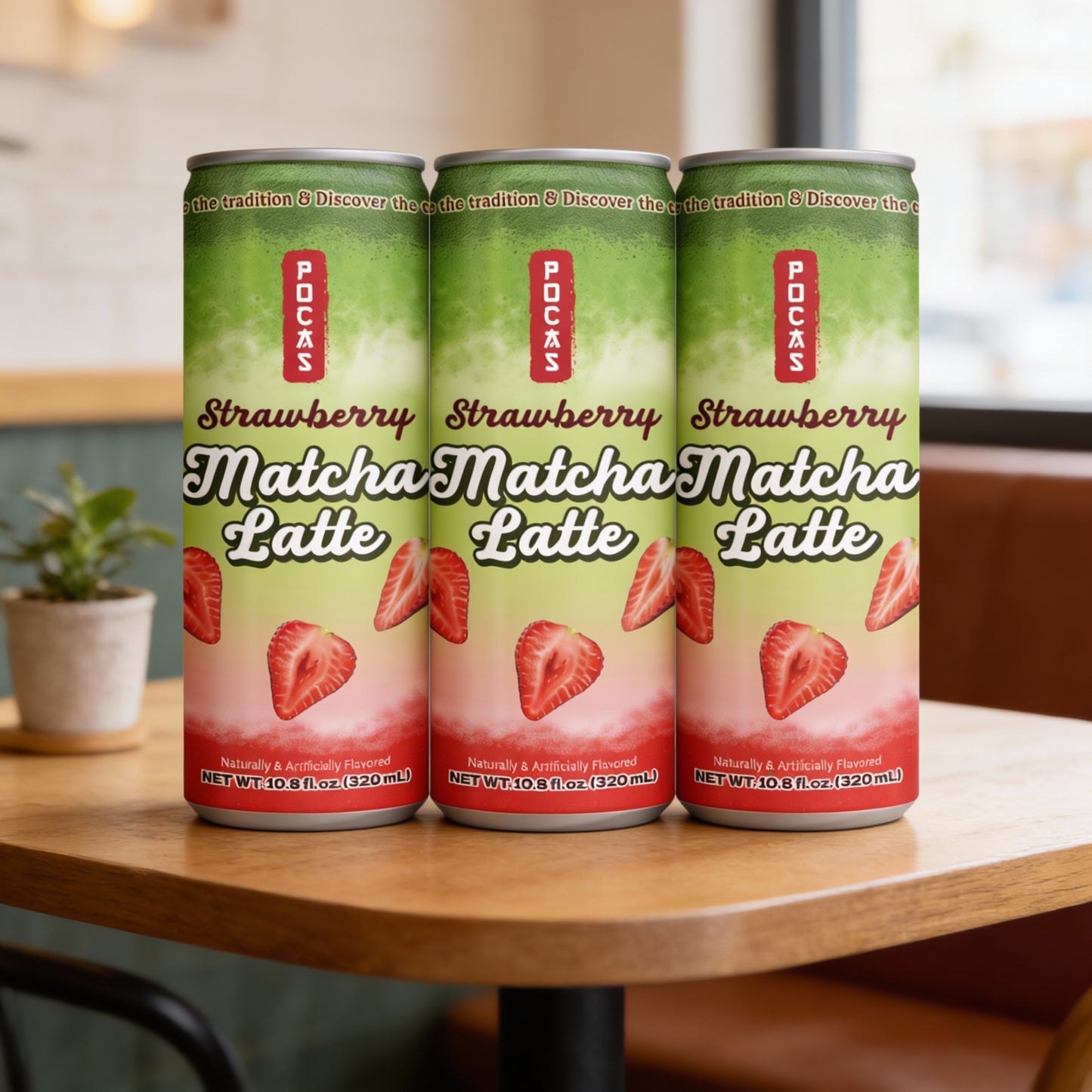 Pocas Strawberry Matcha Latte