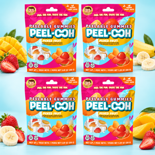 Josh Bosh PEEL-OOH Mixed Fruit 4PK