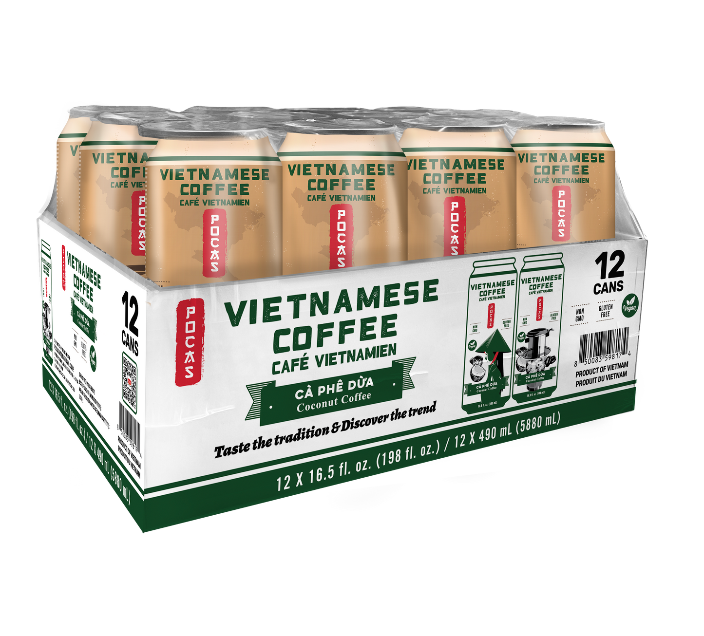 Vietnamese Coffee 16.5 oz x 12 PK