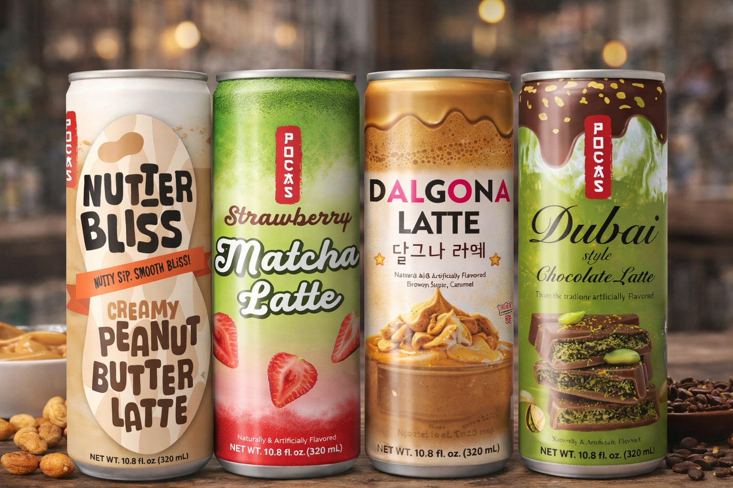 Pocas Latte Assorted