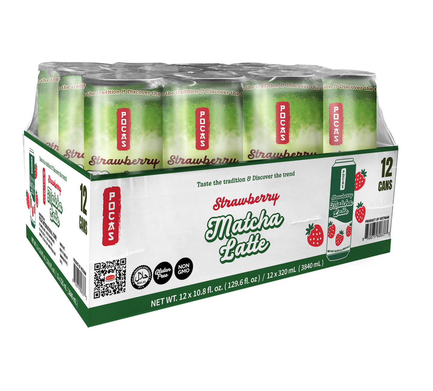 Pocas Strawberry Matcha Latte